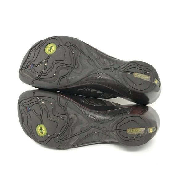 J-41 Clog Platform Heels Shoes Brown Rome 9 - Picture 6 of 8